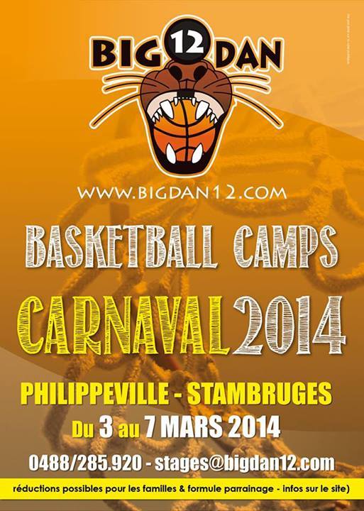 Stages Big Dan 12 - Carnaval 2014 à Philipeville et Stambruges