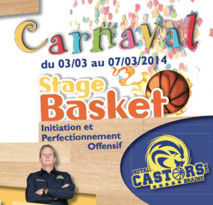 Stage de Carnaval du 3 au 7 mars à Castors Braine sous la direction de Thibaut Petit