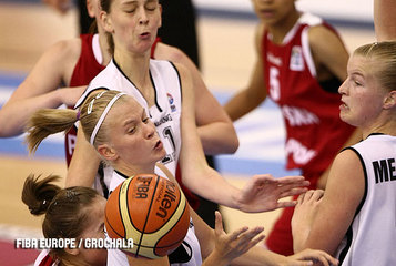 Julie Van Loo, Emma Meesseman et Hanne Mestdagh ont tout donné dans cet Euro (photo: FIBAEurope.com/Lukasz Grochala)