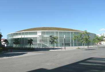 Le Palais des Sports de Toulouse qui accueillera le groupe des Belges