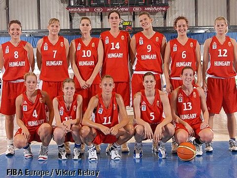Les Hongroises lors de leur Euro (photo: V. Rebay/FIBA Europe)