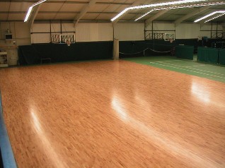 Pendant que les Malinoises, privées de Mirlinda Jakupaj (pied) évoluent à Spa, le parquet s'est posé dans leur salle au TC Heiveld (photo: SKW)