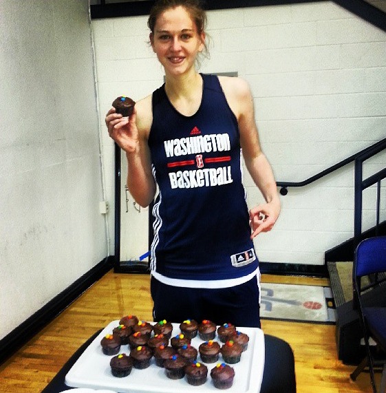 Interview post-practice with Emma Meesseman on monday Interview post-practice with Emma Meesseman on monday