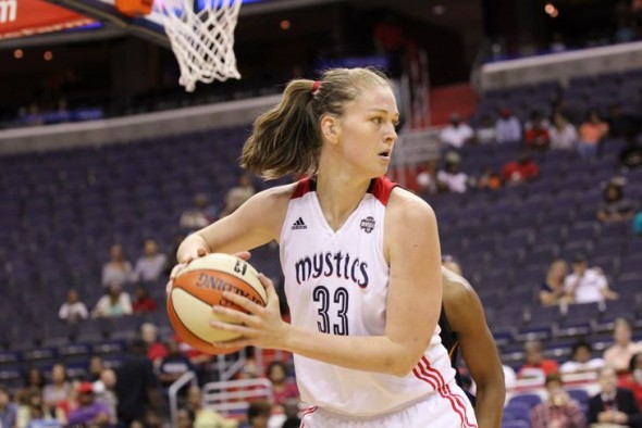 Emma Meesseman a clôturé sa troisième saison en WNBA avec Washington Mystics