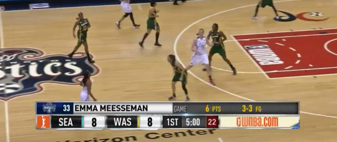 Emma Meesseman (12 pts) et Washington Mystics s'inclinent à Seattle Emma Meesseman (12 pts) et Washington Mystics s'inclinent à Seattle