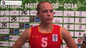 Julie Allemand (Belgium U18) : Lithuania.mov