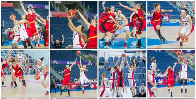 La galerie photo de Youlia Fedosseeva du match face au Canada en phase de poules
