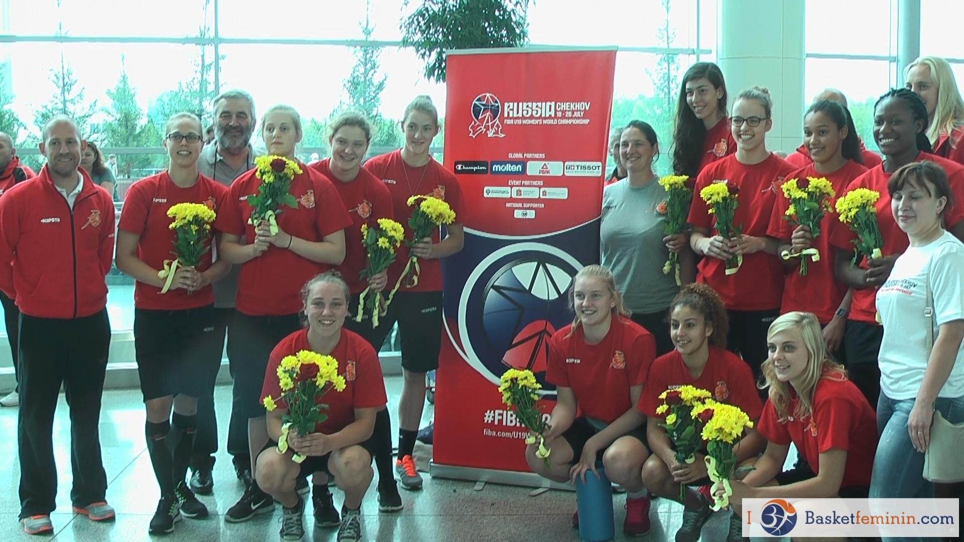 Les U19 arrivées en terre russe mercredi Les U19 arrivées en terre russe mercredi