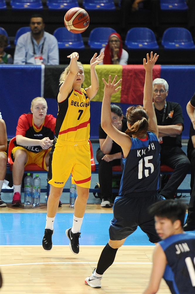 Belgium U19 vs Corée du Sud (FIBA.com)