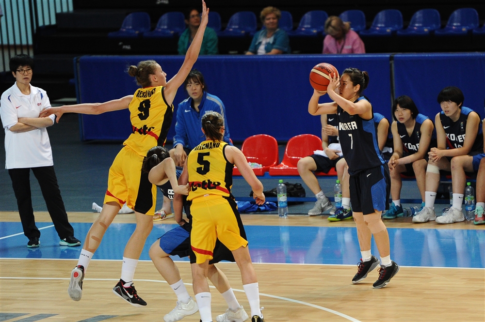 Belgium U19 vs Corée du Sud (FIBA.com)