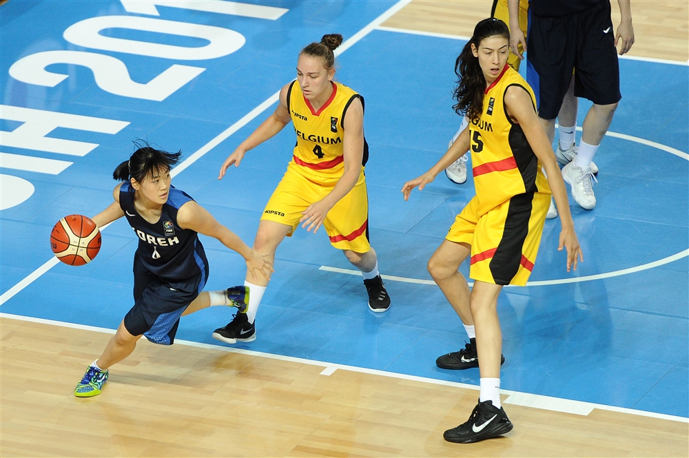 Belgium U19 vs Corée du Sud (FIBA.com)