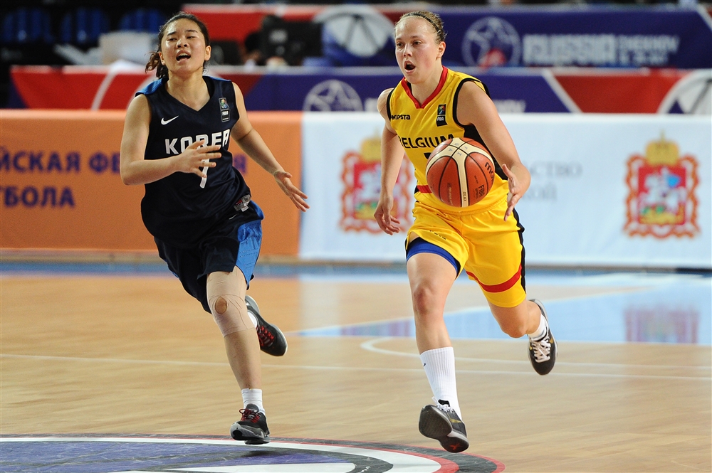 Belgium U19 vs Corée du Sud (FIBA.com)