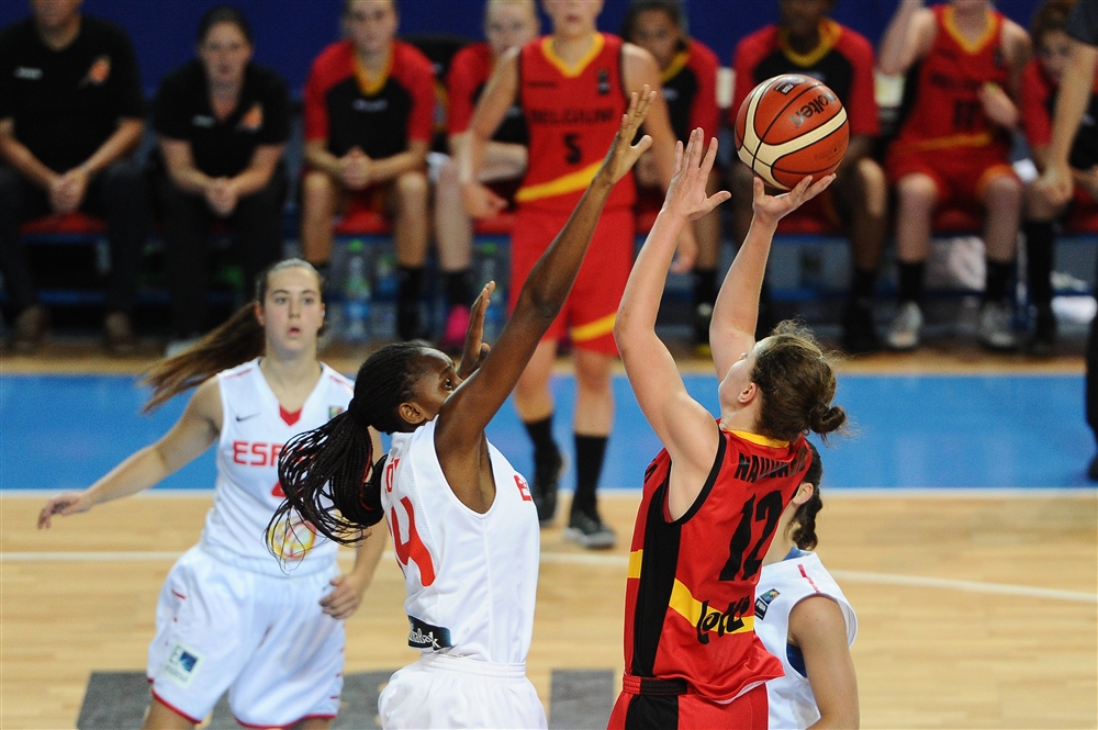 Belgium U19 vs Spain (FIBA.com)