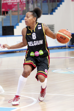 Kathy Wambe (blessure musculaire) a fait l'impasse sur le match de mercredi (photo: FIBA Europe.com) Kathy Wambe (blessure musculaire) a fait l'impasse sur le match de mercredi (photo: FIBA Europe.com)
