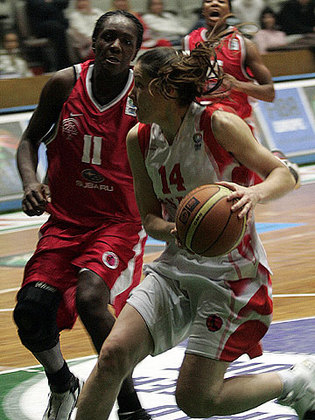 Tanya Chirov, 23 pts contre les Belges mercredi (photo: FIBA Europe) Tanya Chirov, 23 pts contre les Belges mercredi (photo: FIBA Europe)