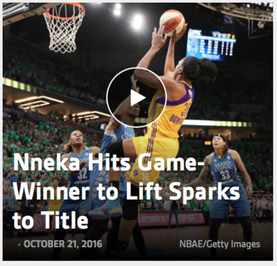 Los Angeles Sparks champion WNBA, un nouveau titre pour Ann Wauters