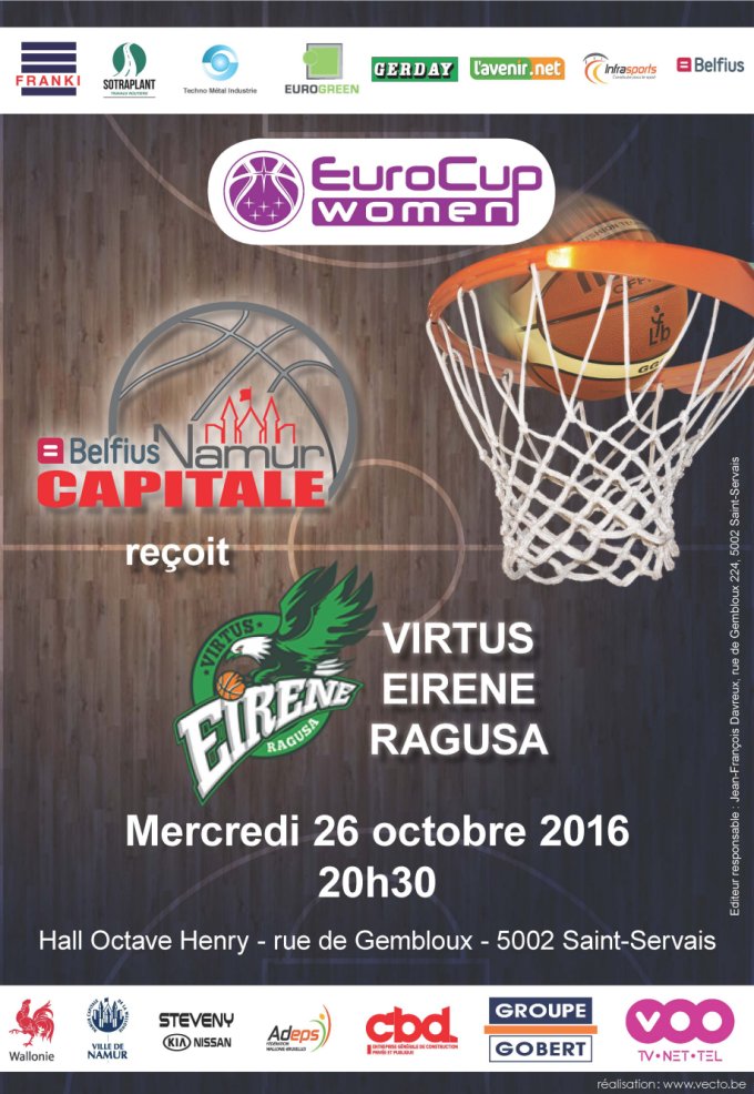 Eurocup - C'est parti pour Braine et Namur Eurocup - C'est parti pour Braine et Namur