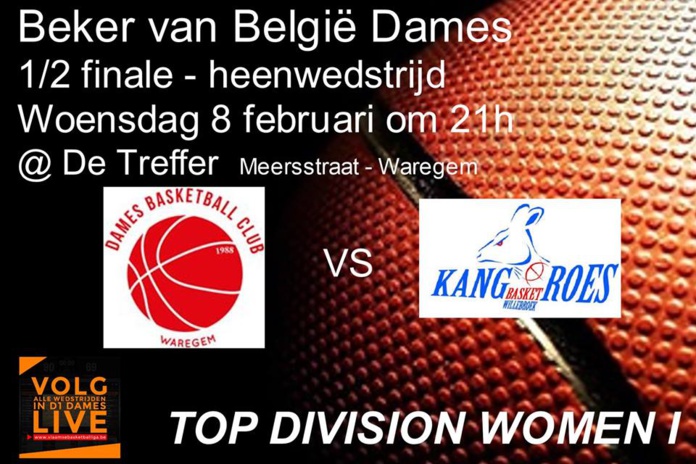 Coupe de Belgique - Les dates de Waregem/Kangoeroes sont connues