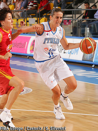 Raffaella Masciadri (photo: Castoria/Silvestri), 73 matches en équipe nationale (645pts) Raffaella Masciadri (photo: Castoria/Silvestri), 73 matches en équipe nationale (645pts)