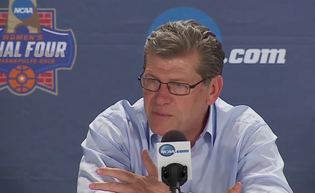 Geno Auriemma's words on body language