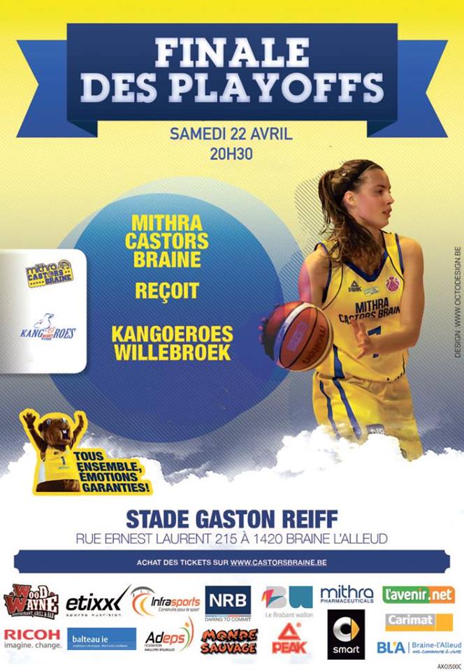 TV Live - Finale - Mithra Castors Braine vs Kangoeroes Willebroek