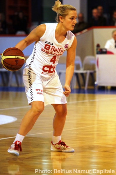 Krystel Ballau et Sarah Deneil à Spirou Ladies Charleroi