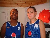 Thompson et Petrova (photo basketdeerlijk.com