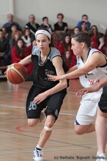 Antonia Delaere, meilleure marqueuse, dans le best-5 de cette 7e édition (photo: Nathalie Gallois)