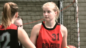 Hanne Mestdagh et les U18 à Troyes