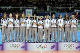 Le volley et le hockey ont de la suite dans les idées (photo: la Belgique avec l'or olympique/FIVB.com)