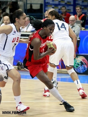 Alisha Tatham en action au Mondial (photo: FIBA.com) Alisha Tatham en action au Mondial (photo: FIBA.com)