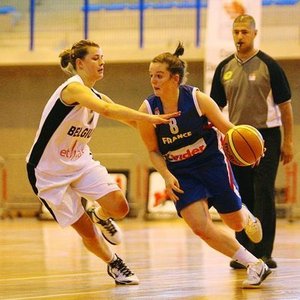 Sien Devliegher face aux Françaises (photo: l'Est-France) Sien Devliegher face aux Françaises (photo: l'Est-France)