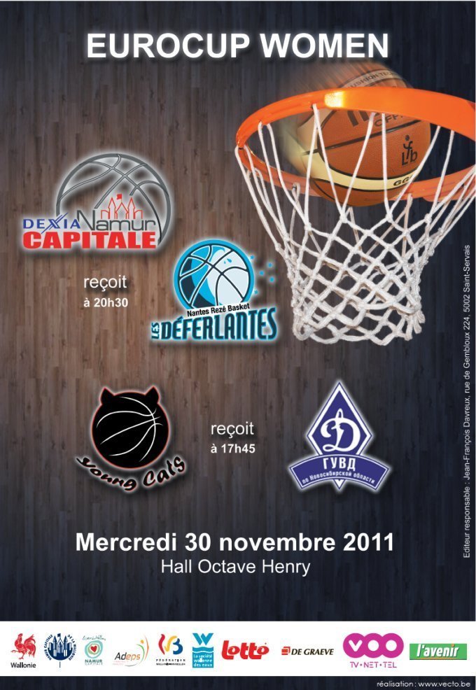 Eurocup FIBA - En direct Web TV sur Basketfeminin.com mercredi