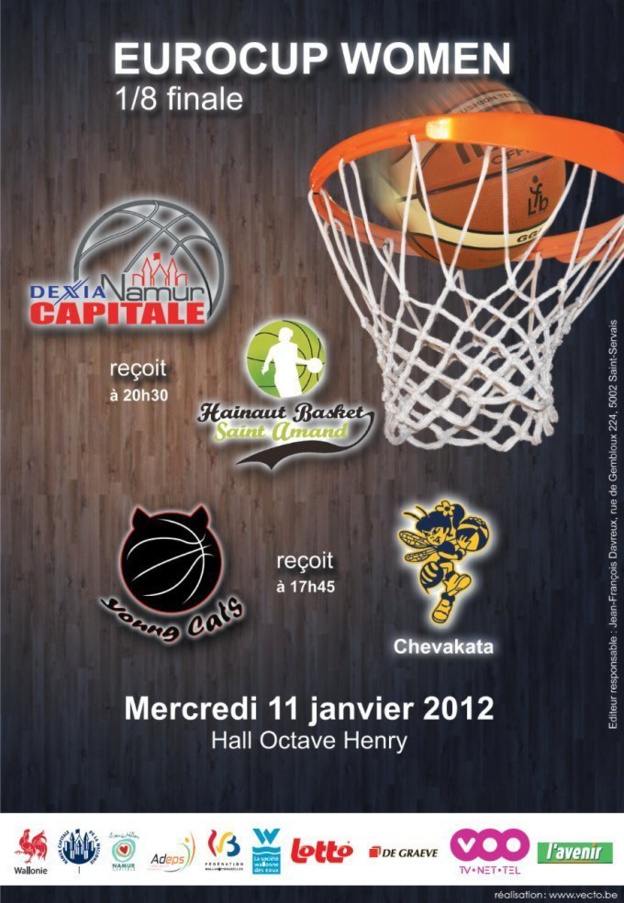 Eurocoupe FIBA - Les Young Cats et Dexia Namur Capitale en piste mercredi (live TV Basketfeminin) Eurocoupe FIBA - Les Young Cats et Dexia Namur Capitale en piste mercredi (live TV Basketfeminin)