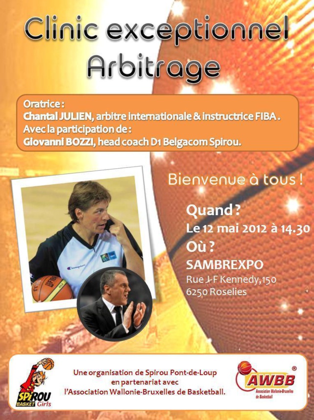 Un clinic avec Chantal Julien sur l'arbitrage au Sambrexpo samedi Un clinic avec Chantal Julien sur l'arbitrage au Sambrexpo samedi