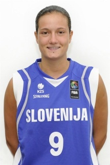 Nika Baric, le gros danger côté slovène (photo: FIBA.com) Nika Baric, le gros danger côté slovène (photo: FIBA.com)