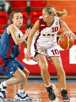 Anete Jekabsone qualifiée (Fibaeurope/Castoria)