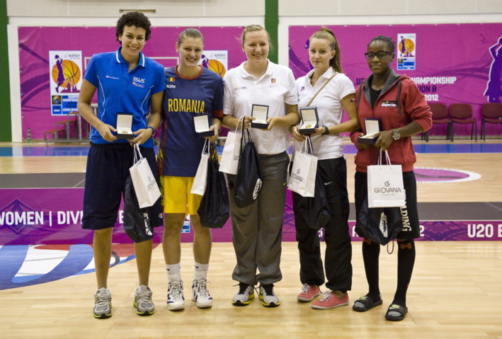 Le cinq du tournoi (Photo: VFF FIBA Europe / Vaclav Mudra)