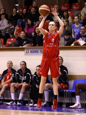 Anke De Mondt en finale de la Coupe (photo: www.wislacanpack.pl)