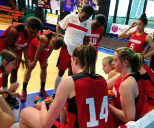 Janelle Bekkering avec le Canada (photo: basketball.ca)