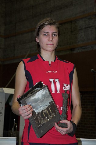 Lauréate du trophée de la personnalité sportive d'Hasselt (photo: Runkster/www.rddb.be)