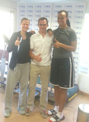 Espagne - Romina Ciappina bonne pour le service à Ibaizabal Espagne - Romina Ciappina bonne pour le service à Ibaizabal