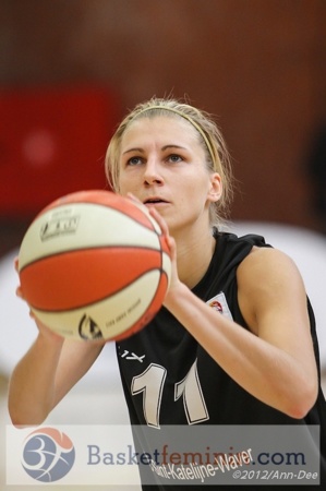 Sara Leemans et SKW passent le tour (photo: Ann Dee/Basketfeminin) Sara Leemans et SKW passent le tour (photo: Ann Dee/Basketfeminin)