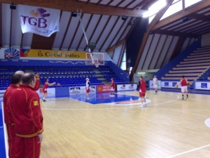 Wallonia Basket à l'entraînement à Tarbes (photo: J. Dekoninck) Wallonia Basket à l'entraînement à Tarbes (photo: J. Dekoninck)