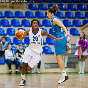Noémie Mayombo manque de peu la qualif (photo: FIBA Europe/Alexander Lukin) Noémie Mayombo manque de peu la qualif (photo: FIBA Europe/Alexander Lukin)