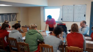 Sébastien Dufour au travail avec son groupe (photo: Xtra-Balles) Sébastien Dufour au travail avec son groupe (photo: Xtra-Balles)