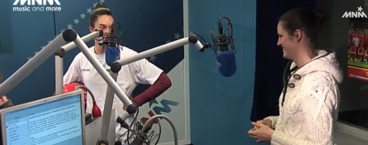 Anne-Sophie Strubbe et Jana Raman sur MNM Anne-Sophie Strubbe et Jana Raman sur MNM