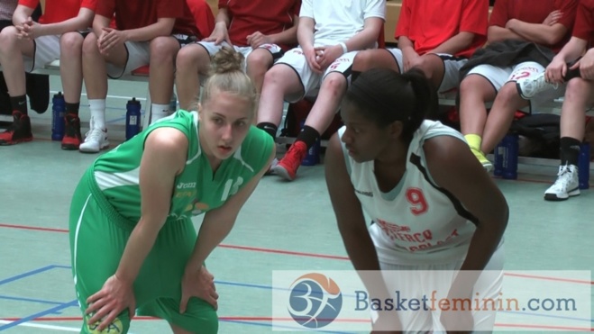 Manon Grzesinski (PC Sprimont) et Shanavia Dowdell (Declerq Stortbeton Waregem) Manon Grzesinski (PC Sprimont) et Shanavia Dowdell (Declerq Stortbeton Waregem)