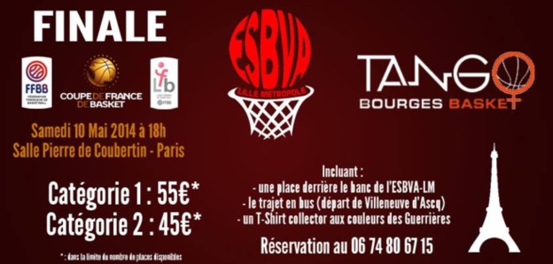 Avec Emma Meesseman et l'ESBVA en finale de la Coupe de France Avec Emma Meesseman et l'ESBVA en finale de la Coupe de France