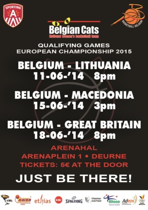 Euro-2015/Qualifs - La Belgique s'incline de 7 points en ouverture en Grande-Bretagne